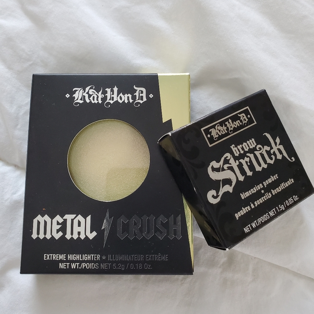 Kat Von D "Duo" Highlighter and Dark Brown Brow